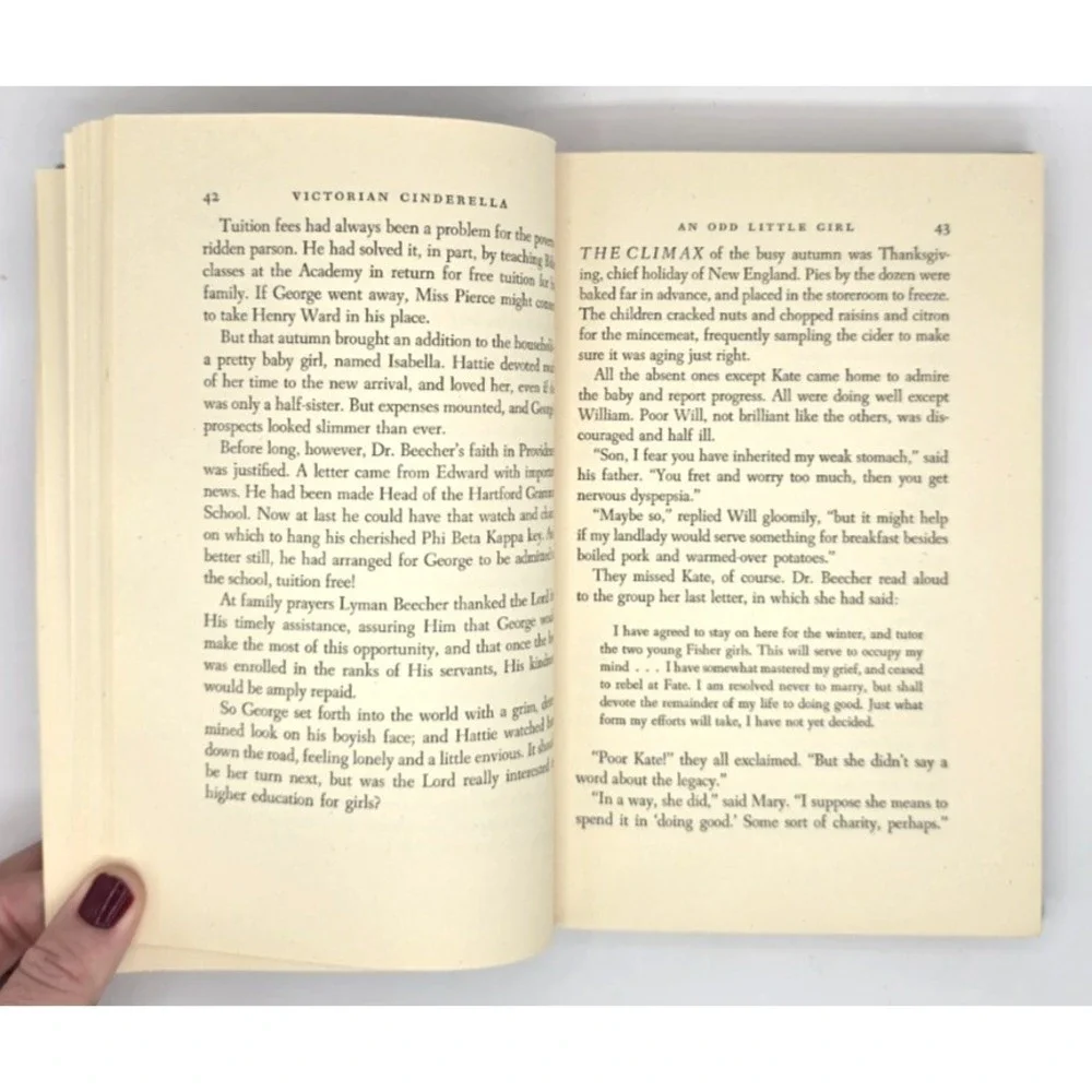Victorian Cinderella Story‎ Of Harriet Beecher Stowe by Jackson 1947 Hardcover
